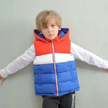 Moda Mozaic Copil Vesta De Iarna Pentru Copii Haine Groase De Bumbac Copii Băieți Fete Vesta Pentru 2-12 Ani