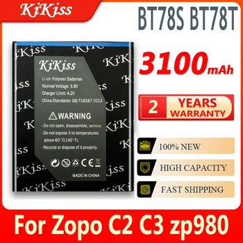 Înlocuirea Bateriei BT78S BT78T Pentru Zopo 980 C2 C3 zp980 zpc2 zpc3 3100mAh Telefon Inteligent Baterie de Mare Capacitate