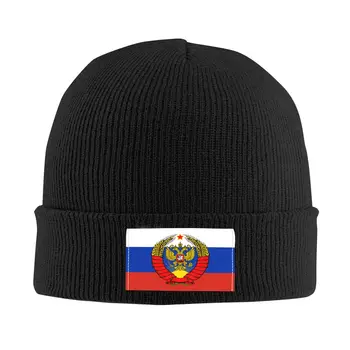 Steagul Rusiei Sovietice Vultur Chelioși Căciuli Sepci Unisex de Iarna Cald Tricotat Pălărie Adult Stema Capota Pălării de Schi Capac