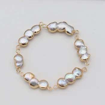 Perla naturala de Arahide Forma Boutique Perla Conector Face DIY Moda Farmecul Brățară Colier Bijuterii Accesorii