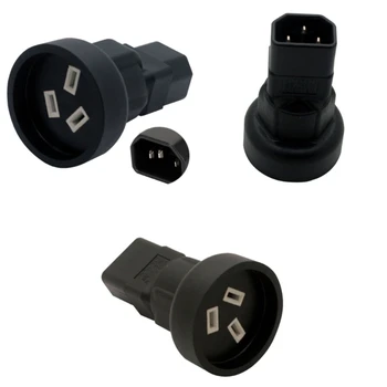 C14/C20 pentru ASA Australia Conector Adaptor Plug de sex Masculin la Feminin Socket Converter 3pin Cablu-gratuit de Conversie Plug H8WD
