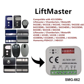 Universal Multi-Frecvență de 300-868MHz Usa de Garaj Receptor Compatibil Cu Liftmaster 371LM 4335E 94335E 315MHz 433MHz 390MHz