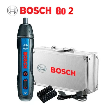 Bosch Original Go2 Electric Set Surubelnita 3.6 V baterie Reîncărcabilă Automată Burghiu de Mână Lot Instrument pentru Acasă/Industriale/Tehnician Utilizare