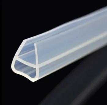 OMATE U-tupe silicon banda de etanșare/12MM sticlă călită bandă de etanșare,ușă glisantă automată anti-coliziune de protecție/benzi