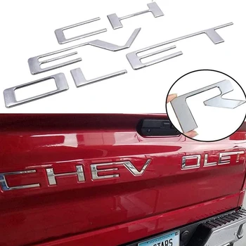 Masina Hayon Insertii de Litere 3D din Spate Ridicat Embleme Decal Autocolante Adezive 3M Suport Pentru Chevrolet Silverado Accesorii Auto