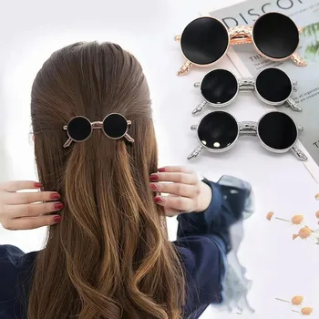 Creatoare de moda Ochelari de Par Clip Două Dimensiuni Ac de păr ochelari de Soare pentru Femei Fete Machiaj Spălat Fața Coc, Coada de cal Clip de Primăvară