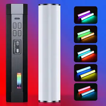 Mini Fotografie Portabil LED Stick Tub Stick RGB Lampa 2500-9000K Magnet Fotografice de Iluminat Pentru Video Vlog Umple de Lumină