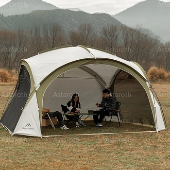 8-10Person Dom Camping în aer liber Dome Corturi de Lux Lumina Rotund Mare Baldachin Mare Tent Pergola Cort Picnic Drumeții Tent Baldachin