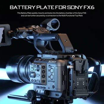 TILTA Baterie Placa ES-T20-BTP-AB Tip I Tip II pentru Sony FX6 Aur