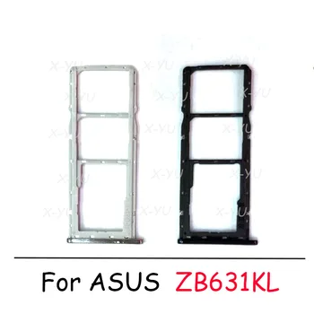 Pentru ASUS Zenfone Max Pro M2 ZB631KL Tăvița Cartelei SIM Slot Suport Adaptor Priza Piese de schimb