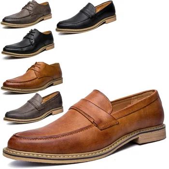Toamna Barbati Formale Pantofi din Piele, de Afaceri, Pantofi de Piele, Britanic a Subliniat Toe Manseta de Piele Barbati Pantofi