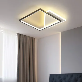 Camera de zi Dormitor LED Lampă de Plafon Modern Minimalist Personalitate Creatoare de Design Negru și Alb Interior Estompat de Iluminat