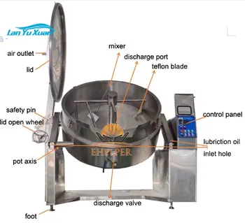 Centrale De Bucătărie, Aragaz Mixer Echipamente China Full Automate De Gătit Robot Masina De Prăjire Fabricarea