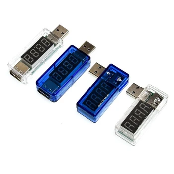 Cifre Incarcator USB Tester Medicul de Tensiune de Curent Contor de Voltmetru Ampermetru Capacitate Baterie Tester Mobil, Detector de Putere Alb Albastru