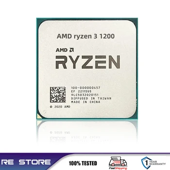 Folosit Ryzen 3 1200 R3 1200 3.1 GHz Quad-Core, Quad-Thread CPU Procesor Socket LGA AM4 B450 Placa de baza
