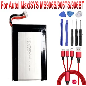 3.7 V Baterie pentru Maxiscan MaxiSYS MS906S/906TS/906BT Mașină Instrument de Diagnosticare Nou Pachet Acumulator de Înlocuire +cablu USB+toolkit