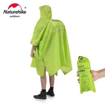 Naturehike în aer liber, Alpinism Pelerina de ploaie Portabil Camping Drumetii de Călătorie Noi Multifuncționale Trei într-O haină de Ploaie