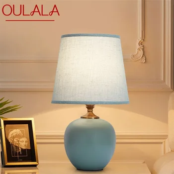 SOURA Touch Dimmer Lampă de Masă Ceramică Modernă Birou de Lumina Decorative pentru Casa Dormitor