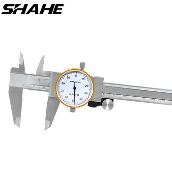 SHAHE 0,01 mm Cadran Șublerul cu Vernier Gauge Micrometru de Șoc Dovada Dial Șubler cu Vernier Oțel Dial Gauge Șubler cu Vernier
