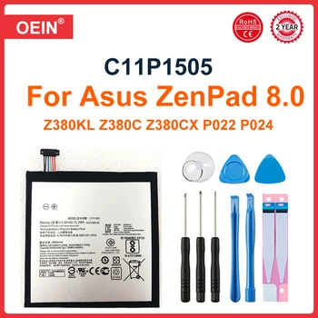 Original ASUS C11P1505 Tablet PC Bateriei Pentru Asus ZenPad 8.0 Z380KL Z380C Z380CX P022 P024 4000mAh+Instrumente Gratuite