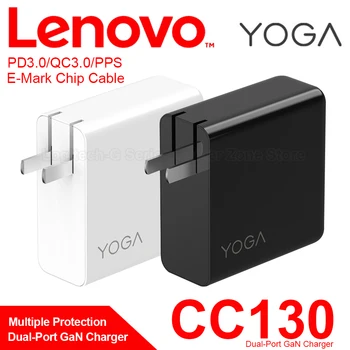 LENOVO YOGA CC130W GaN Încărcător Suport Laptop PD3.0/QC3.0/PPS Protocolul E-Mark Chip Cablu pentru XIAOXIN ThinkPad YOGA