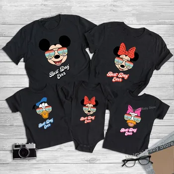 Noi Mai bună Zi Vreodată Disney Excursie Tricouri Amuzante Familia și Prietenii Potrivire Disneyland Tricou Mickey Minnie Mouse Familia Utilaje