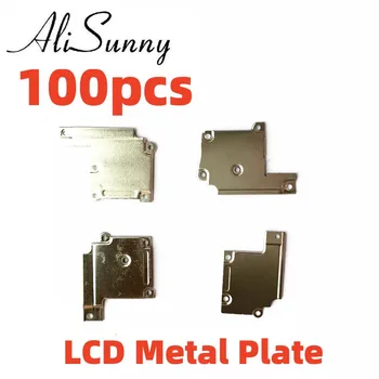 AliSunny 100buc DisPlay LCD FPC Cablu Flex cover pentru iphone 6 6S 7 8 Plus X XS Max XR interioara Suport de Metal Clip Titularul Placa