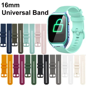 16mm Silicon Universal Curele de Ceas Inteligent Brățară Silicon pentru Femei, Bărbați Impermeabil Sporturi watchbands Accesorii