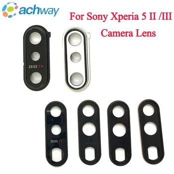Pentru Sony Xperia 5 II Camera din Spate de Sticlă Capac Spate Nou aparat de Fotografiat Lentilă Pentru Sony Xperia 5 III Lentilă aparat de Fotografiat Înlocui XQBQ62/G