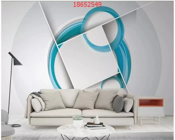 beibehang Personalizate tehnologia 3d sens combinate cu motive geometrice stereo dormitor TV de perete de fundal de fundal pictura unul dintre un fel