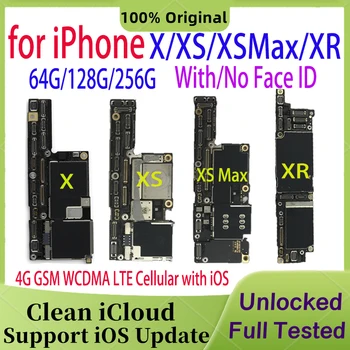 Livrare gratuita 100% Originale Suport de Actualizare Placa pentru iPhone X XS MAX XR Placa de baza cu chip plin Principal Logica bord iCloud Curat