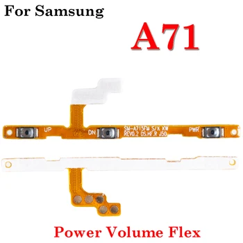 1buc Nou Volum Comutatorul de Alimentare de Pe Buton de Pe Cheie Cablu Flex Pentru Samsung Galaxy A71