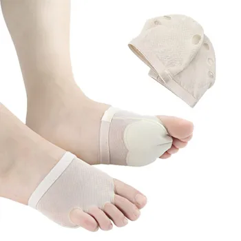 Căptușit cu Cinci găuri rezistent la Uzura Picior Practica Dans Tălpi prim-Plan de Îngrijire picior de Protecție Deget de la picior Pad Moale Branț de Încălțăminte Antepiciorului Pad
