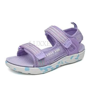 Sandale de moda Pantofi Pentru Copii Fete Adidasi Copii în aer liber Moale Sport Casual de Vara Respirabil Papuci de Plajă Anti-alunecare