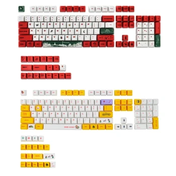 XDA PBT Taste pentru 123 de Taste Mecanice Keyboard Keycap Colorant Sub Durabil Culoare Dropshipping