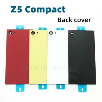 Sticla Din Spate Capac Carcasa Baterie Înlocuire De Usi Pentru Sony Xperia Z5 Compact Mini E5823 E5803 Înapoi Caz Capacul Piese De Schimb Reparații