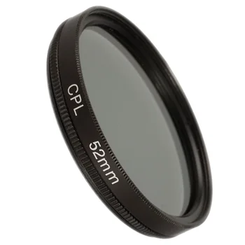52mm filtru de polarizare circulara pentru 650D 700D D3100 D3200 D3300
