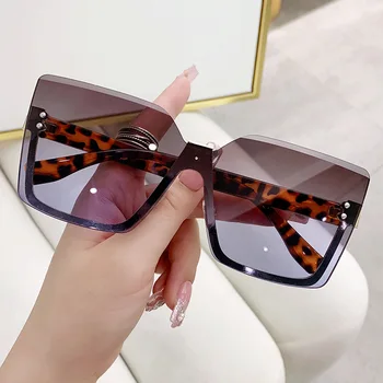 Supradimensionate Pătrat ochelari de Soare Piața de Moda pentru Femei Ochelari de Bărbați în aer liber Conducere Umbrire UV400 Ochelari Gafas De Sol Nou