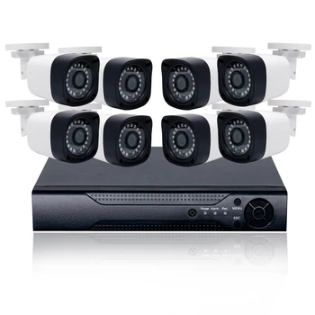 WESECUU cctv set sistem de supraveghere video aparat de fotografiat și accesorii în aer liber, cctv aparat de fotografiat analog 8ch xvr kitul AHD camera de securitate