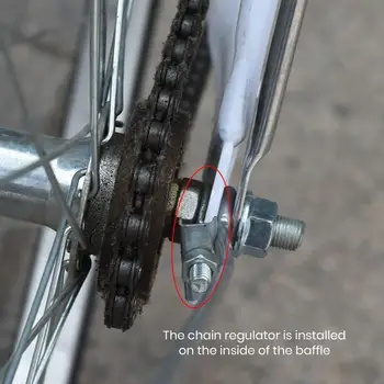 Lanț Repara Șuruburi Accesorii Biciclete Lanț De Fixare Compact De Fixare Robust Dispozitiv De Reglare A Lanțului Lanțul De La Bicicletă Tensiune De Paza