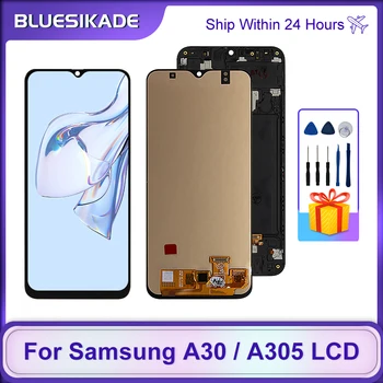 AMOLED Pentru Samsung galaxy A30 LCD SM-A305F SM-A305FN/DS Ecran Tactil Digitizer Pentru Samsung SM-A305FN de Asamblare Parte