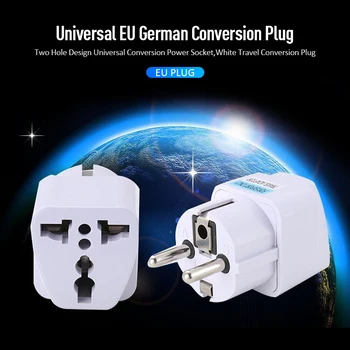 Universal UE German de Conversie Plug UE Priză Europeană, Germania, Australia, China Priza de Călătorie de Conversie Adaptor