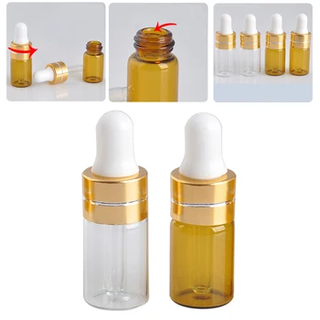 1 BUC 3 ml Sticla Dropper Sticle Borcane Flacoane cu Pipetă pentru Cosmetice, Sticle de Ulei Esențial de Culoare Aleatorii de Vânzare Fierbinte