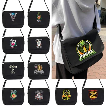 Femei Panza Messenger Bag Cobra de Imprimare de Mare Capacitate Saci de Umăr Cărți Groase Geanta Crossbody Mare Călătorie Poseta pentru Femei