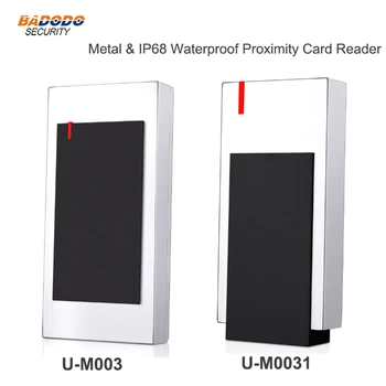 Carcasa de Metal IP68 rezistent la apa de proximitate RFID EM Card Reder U-M003EM de ieșire wiegand pentru exterior folosit acasă de securitate, control acces