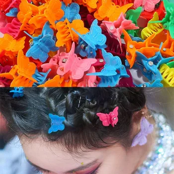 20buc/set Culori Mixte Mini Cleme Maxilarului Ac de par Frizură Agrafe de par Fluture Clipuri de Păr Mânere Gheare de Moda Accesorii de Par Copil