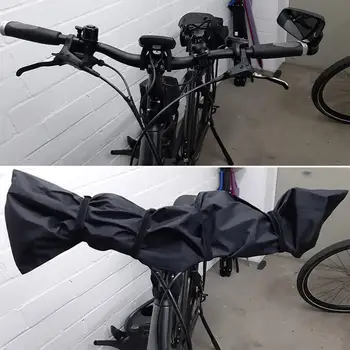 Rezistent La Apa Biciclete Ghidon Protector De Protecție Solară Negru Durabil Cu Bicicleta