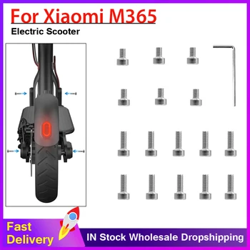 16PCS Butucii Roților Șuruburile de la Capacul Coajă de Protecție Caz Acoperire Șurub Cu Instrumentul pentru Xiaomi Mijia M365 Piese Scuter Electric
