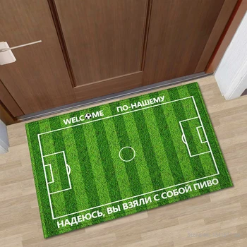 Dormitor Camera de zi Limba rusă de Fotbal Covor de Imprimare 3D de Fotbal Împușcat Model de Covor Bucatarie Mare Baie Mat Decor Acasă