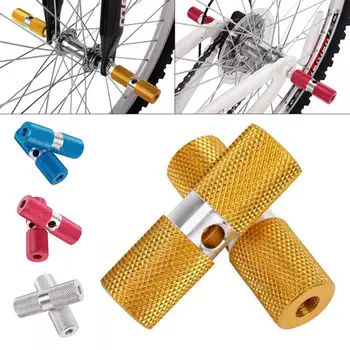 Aluminiu Nealunecoase Biciclete MTB 1Pair Pedala de Biciclete Fata Puntea Spate pentru Picioare, BMX Suport pentru picioare Maneta Cilindru Accesorii pentru Biciclete